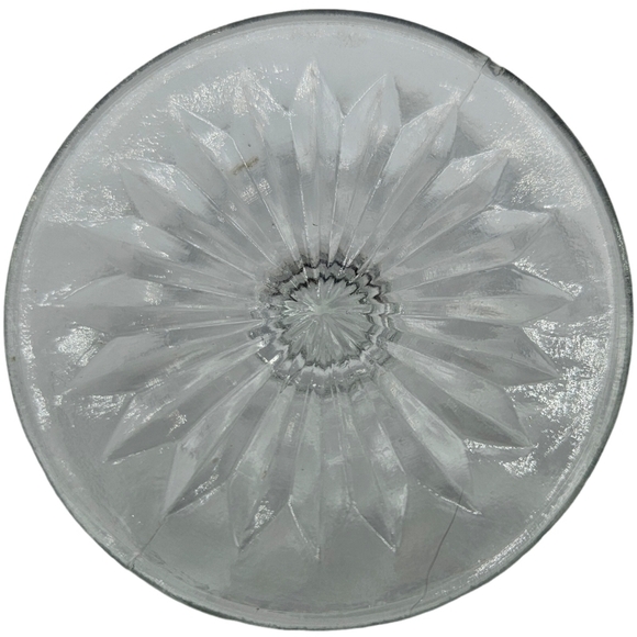 👍Vintage Etched Glass Dessert Dish - Picture 4 of 11